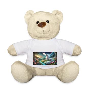 Une licorne mystique avec une corne lumineuse - Nounours - blanc - Devant