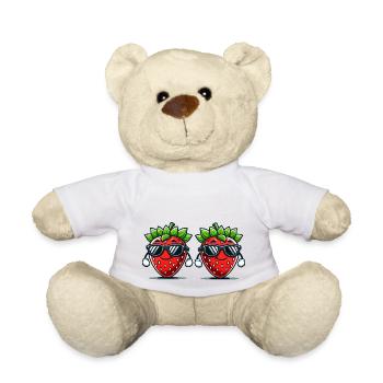 erdbeeren - Teddy - Weiß - Vorne