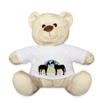 Chevaux - Nounours - blanc - Devant