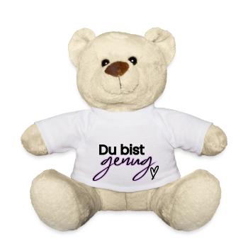 Du bist genug - Teddy - Weiß - Vorne