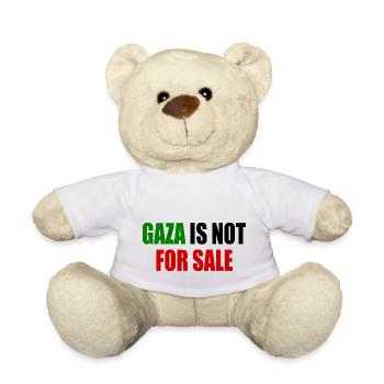 gaza is not for sale - Nounours - blanc - Devant
