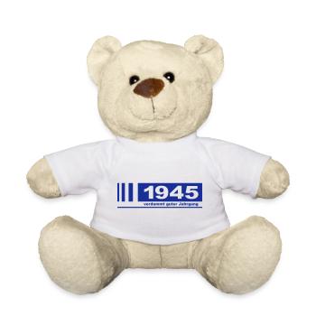 Verdammt guter Jahrgang 1945 geboren - Teddy - Weiß - Vorne