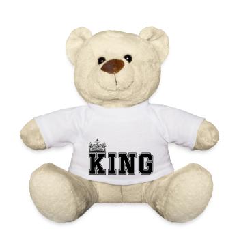 King - Teddy Bear - white - Front