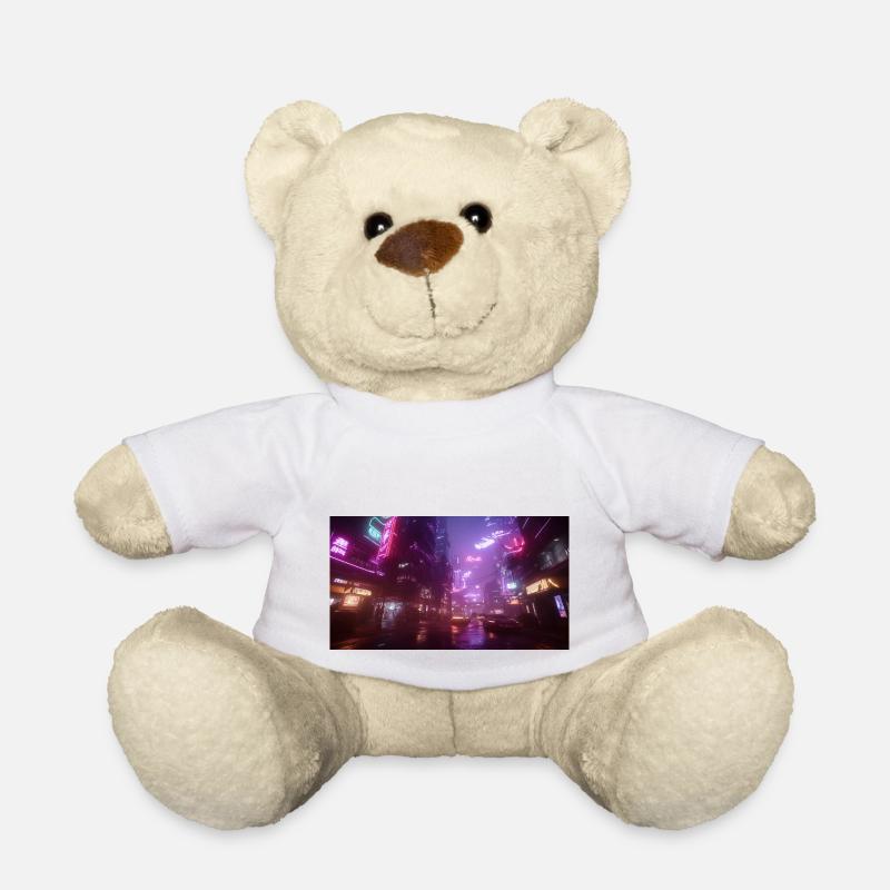 Cyberpunk City4 - Nounours - blanc