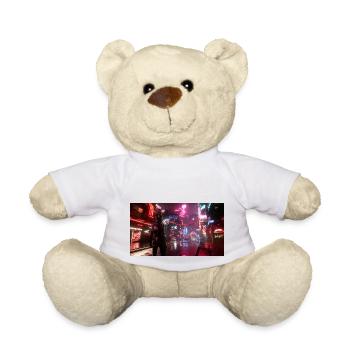 Cyberpunk City3 - Teddy Bear - white - Front