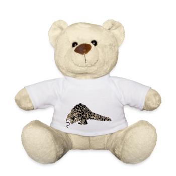 Pangolin Schuppentier farbig - Teddy - Weiß - Vorne