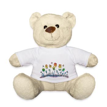 Blumen - Teddy - Weiß - Vorne