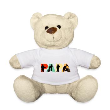 Mechanic Papa Professional Car Repair Father Gift - Teddy Bear - white - Front