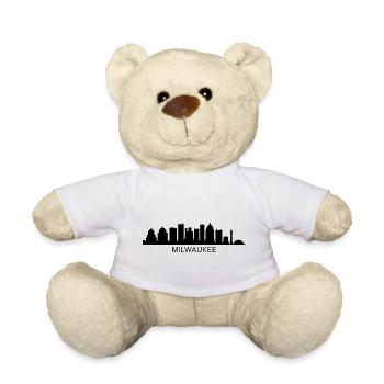 Silhouette de Milwaukee - Nounours - blanc - Devant