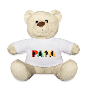 Silhouette de l’avion Pilot Papa Aviation - Nounours - blanc - Devant
