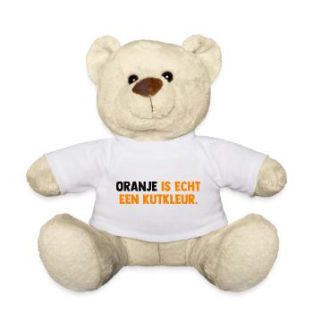 Oranje is echt een Kutkleur - Nederland - Niederla - Teddy - Weiß - Vorne