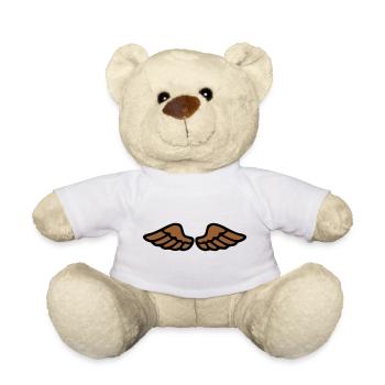 Angel Wings Guardian Angel - Teddy Bear - white - Front