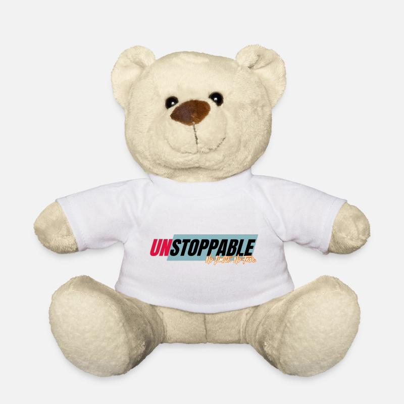 Unstoppable without limits - Teddy Bear - white