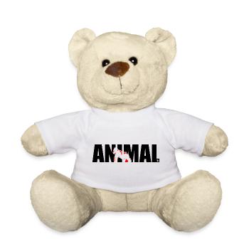 Salle de sport pour animaux Original par Mikeavelli © - Nounours - blanc - Devant