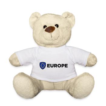 Die Unionsflagge von Europa - Teddy - Weiß - Vorne