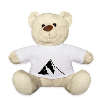Mountains - Teddy Bear - white - Front