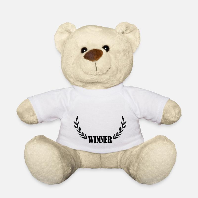 Winner Gift Winner - Teddy Bear - white
