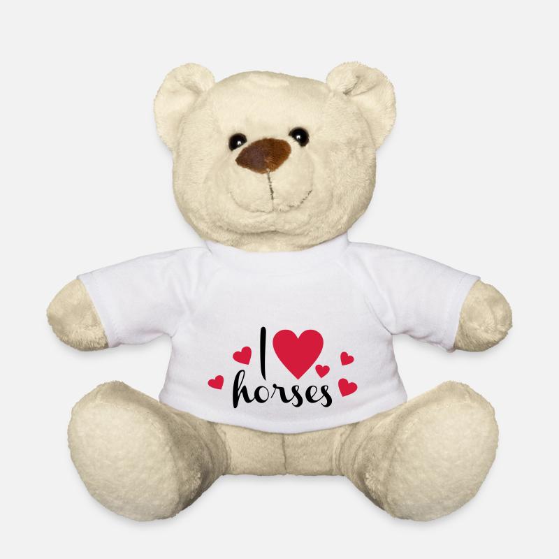 Pferd - Teddy - Weiß