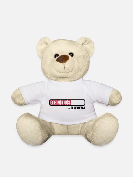 Genius in progress - Teddy - Weiß