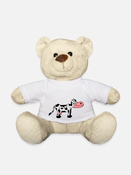 Cow Comic - Nounours - blanc