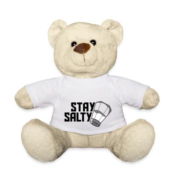 Logo Stay Salty - Nounours - blanc - Devant