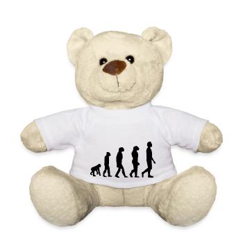 Evolution humaine - Nounours - blanc - Devant