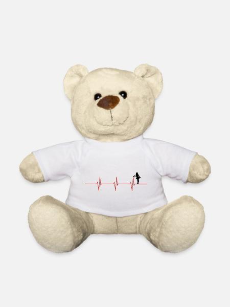 Herzschlag Reinigung - Teddy - Weiß