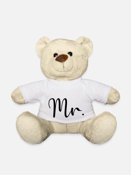 Mr. - Teddy Bear - white