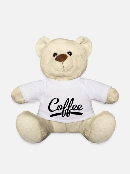 coffee - Teddy Bear - white