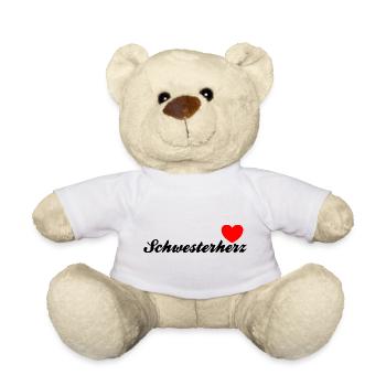 Schwesterherz | Black - Teddy - Weiß - Vorne