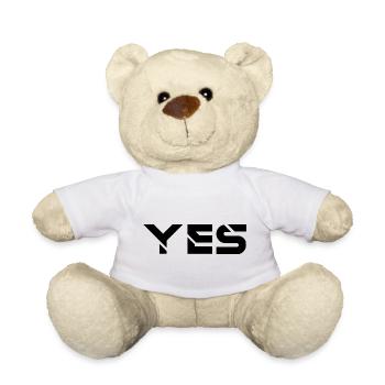 YES yes yes - Teddy Bear - white - Front