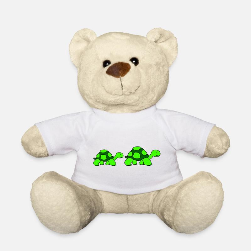 turtle family - Nounours - blanc