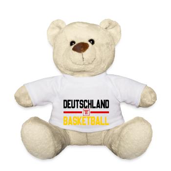 Germany Basketball - Teddy Bear - white - Front