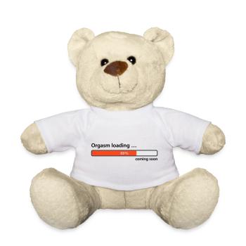 Orgasm loading … coming soon Sex Verkehr Höhepunkt - Teddy - Weiß - Vorne