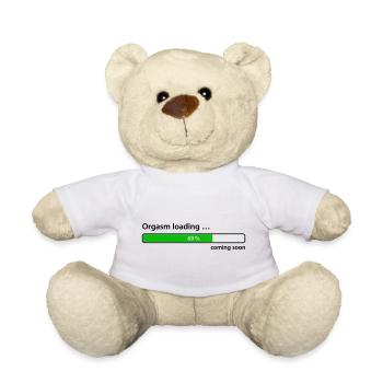 Orgasm loading … coming soon Sex lüstern Höhepunkt - Teddy - Weiß - Vorne