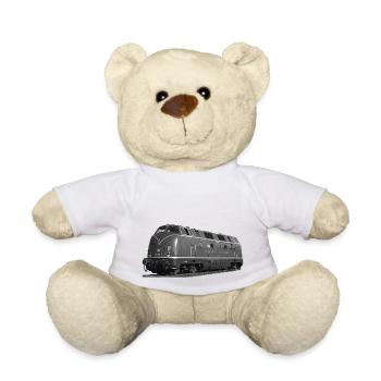 V 200 Diesel Lokomotive Deutsche Bundesbahn - Teddy - Weiß - Vorne