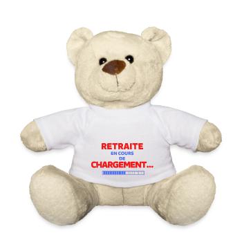 Retraite en cours de chargement...... - Nounours - blanc - Devant