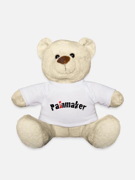 Painmaker aka Physiotherapist - Teddy Bear - white