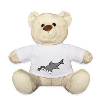 Requin-marteau Requin Visage - Nounours - blanc - Devant