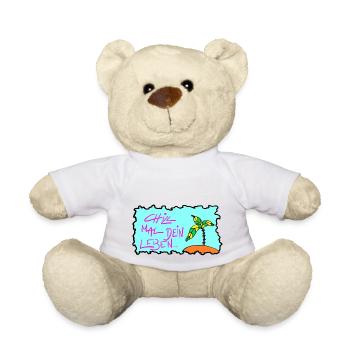 Chill mal Dein Leben! - Teddy - Weiß - Vorne