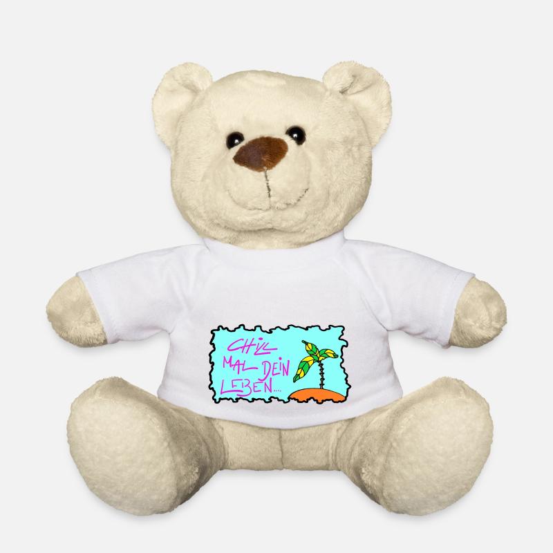 Chill mal Dein Leben! - Teddy - Weiß