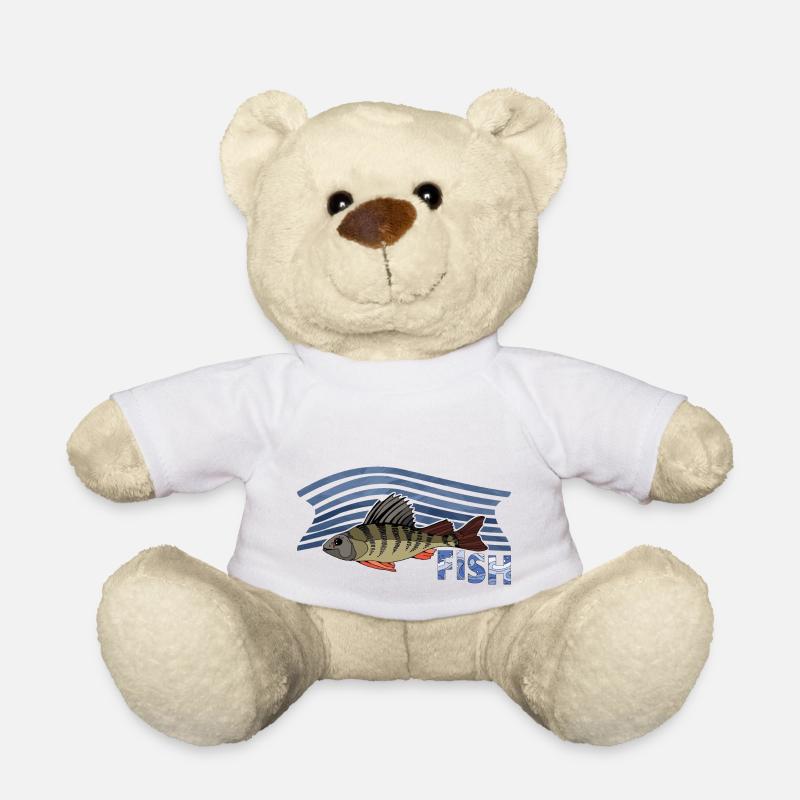 Poisson - Nounours - blanc