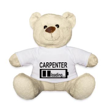 Carpenter Craftsman Joinery Carpenter Planer - Teddy Bear - white - Front
