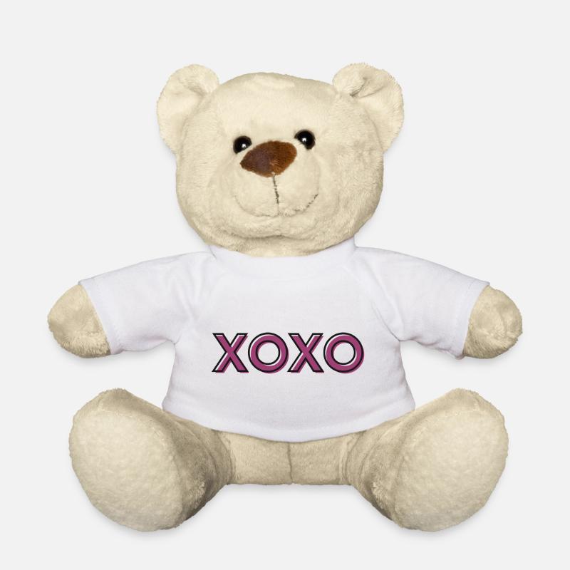 xoxo - Nounours - blanc