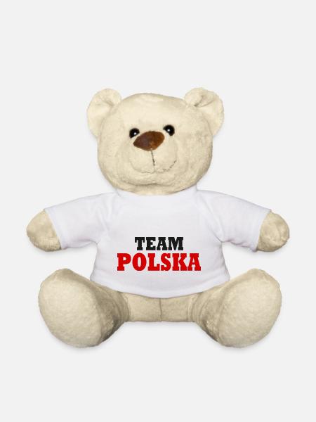 Team polska - Teddy - Weiß