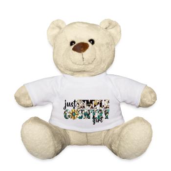 Country Musik ländlich Landei Countrymusiker Mom - Teddy - Weiß - Vorne