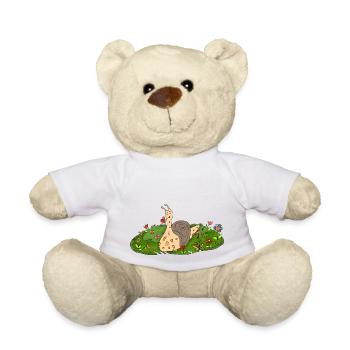 Schnecke - Teddy - Weiß - Vorne