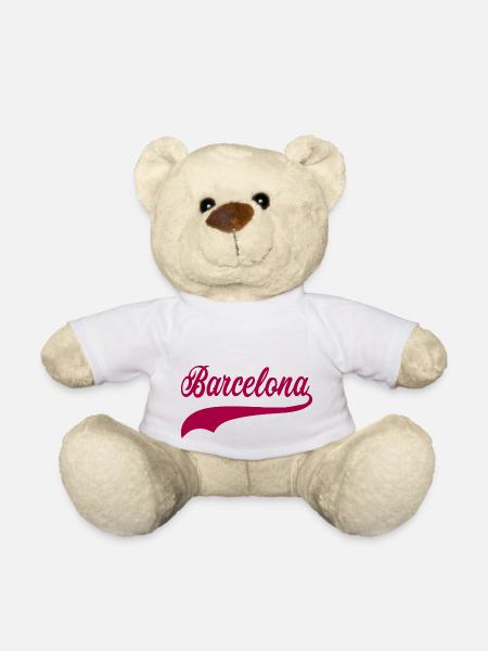swoosh de Barcelone - Nounours - blanc