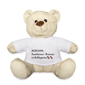 Zweibeiner-Scanner; Hund ist Menschenkenner - Teddy - Weiß - Vorne