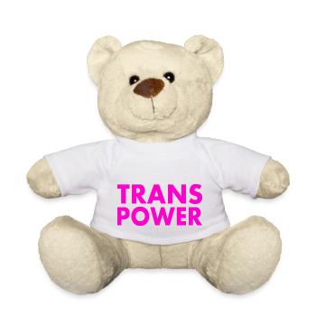 Trans power - Teddy - Weiß - Vorne